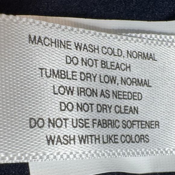 Cutter & Buck Notre Dame Quarter Zip Pullover L Navy Stretch Performance Top NWT - Picture 12 of 16